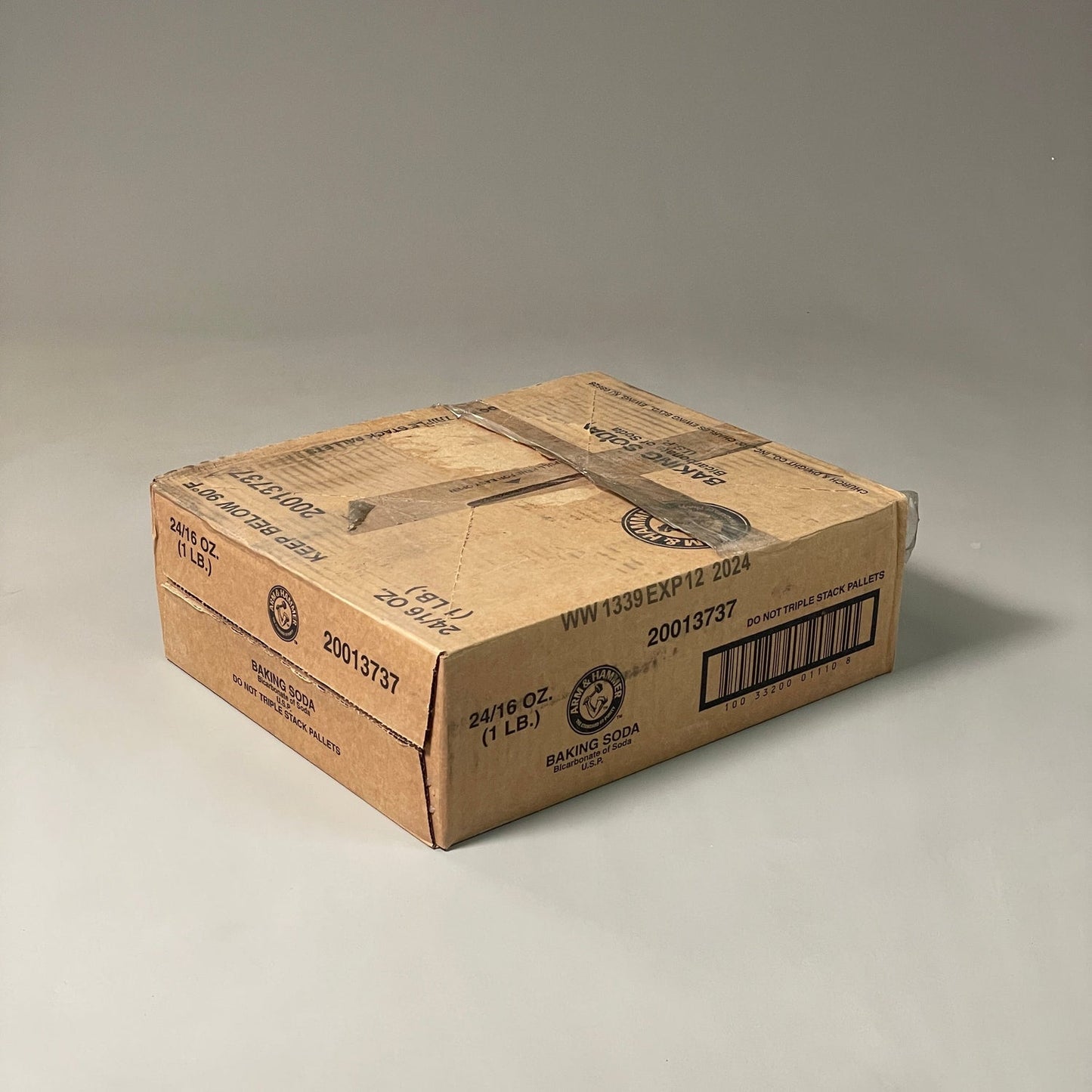 ARM & HAMMER Pure Baking Soda 1 lb Boxes BULK (24 ct) Exp: 12/24