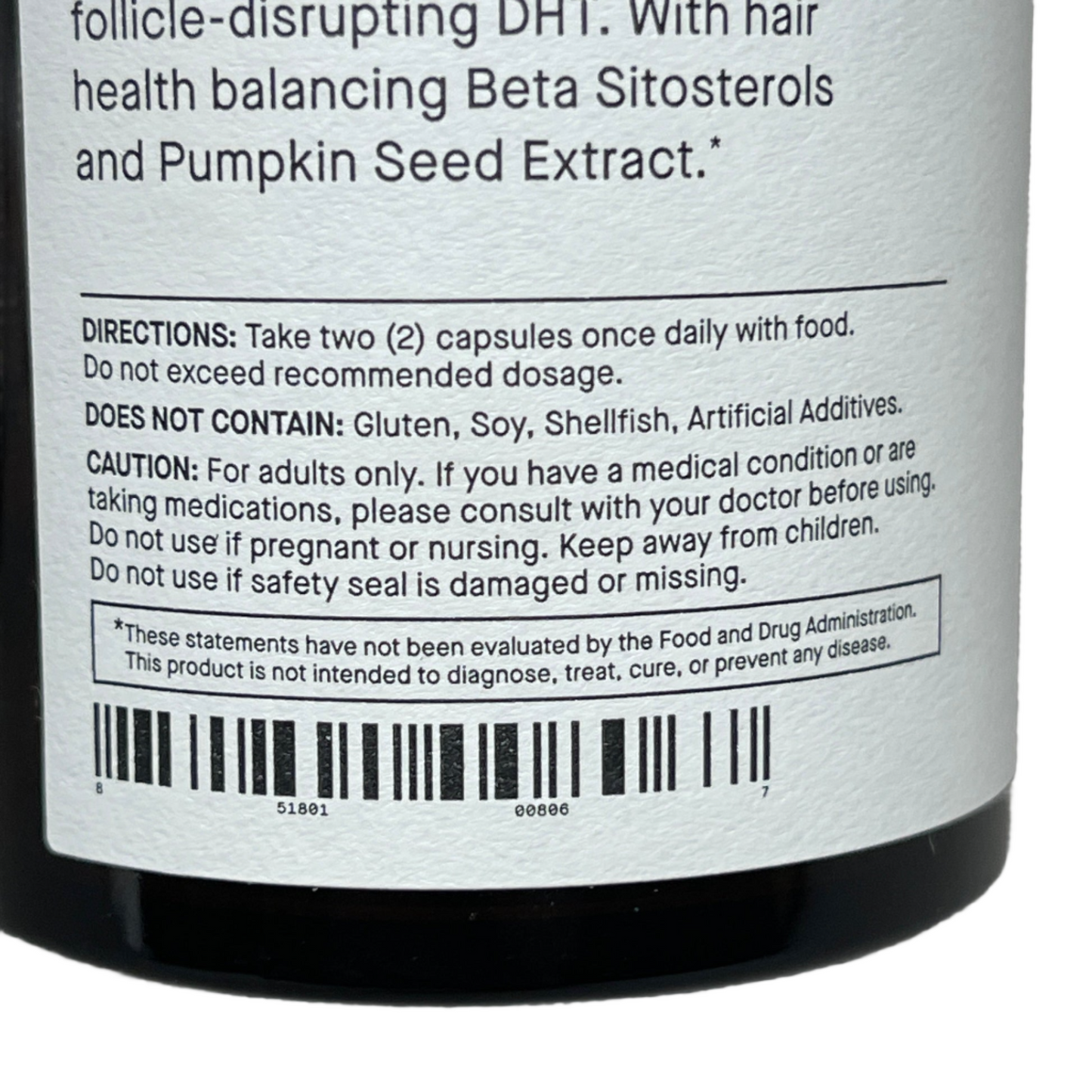 Nutrafol Hair Loss Nutritional Supplement DHT Inhibitor 60 ct