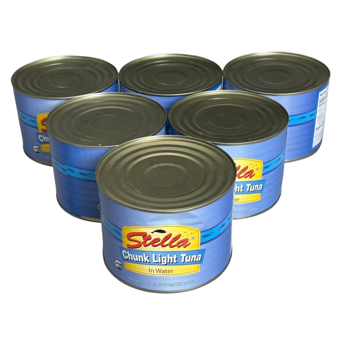 STELLA Chunk Light Tuna in Water 4 lbs 2.5 oz. BULK