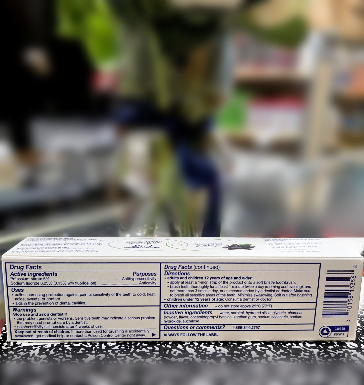 Sensodyne Natural White toothpaste 4oz