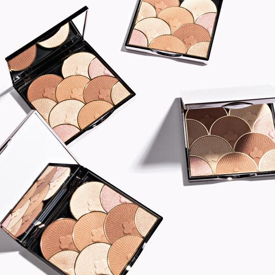 Maelle SUNKISSED BRONZER - Natural sun-kissed palette, summer shades infused with soft pearlescent highlights - summer glow, browned butter and versatile palette Matte Bronzing Makeup Cosmetic