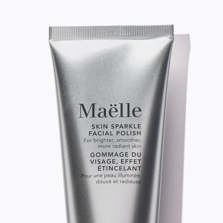 Maelle SKIN SPARKLE FACIAL POLISH - Exfoliator / Natural Cleanser, All Skin Types - Sensitive Skin - Dry Skin - Oil Control Skincare Aloe