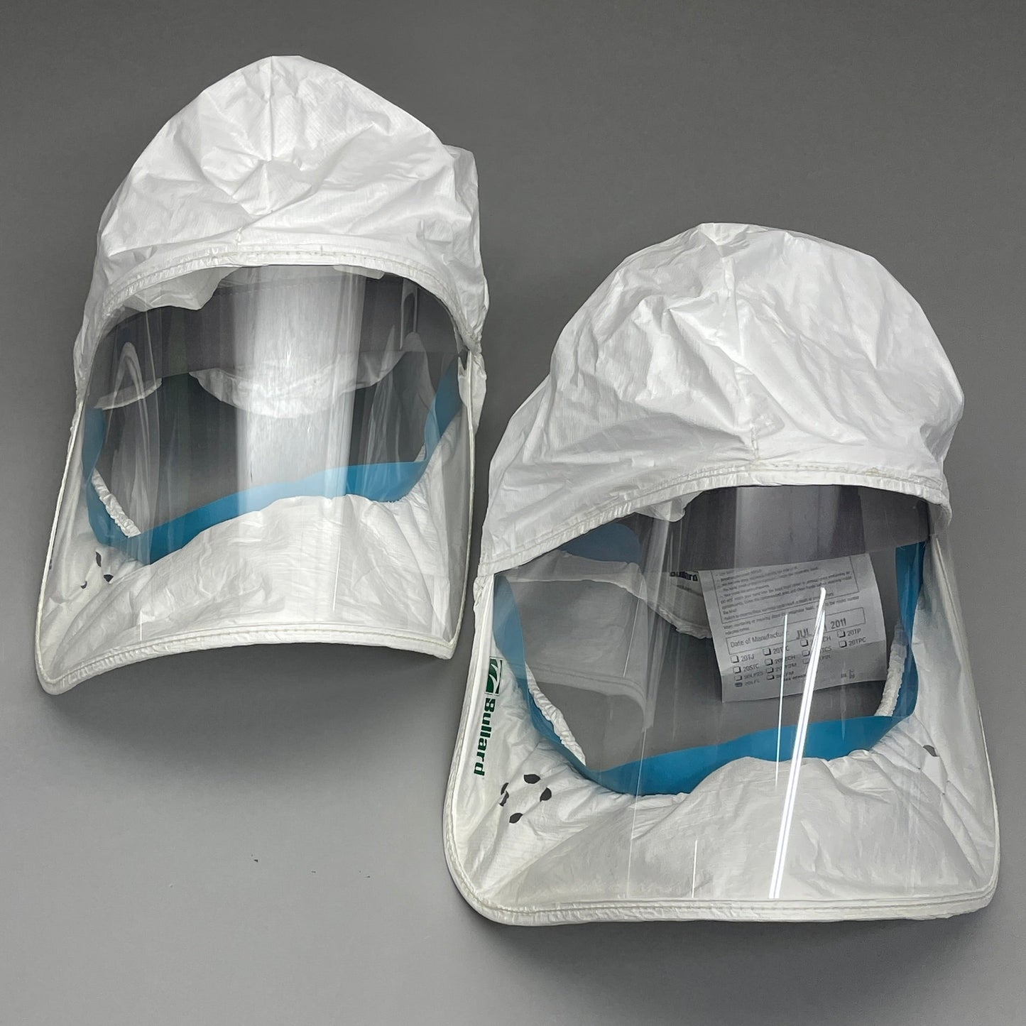 BULLARD Respirator Hood Tychem Face Piece Medium 20LFM