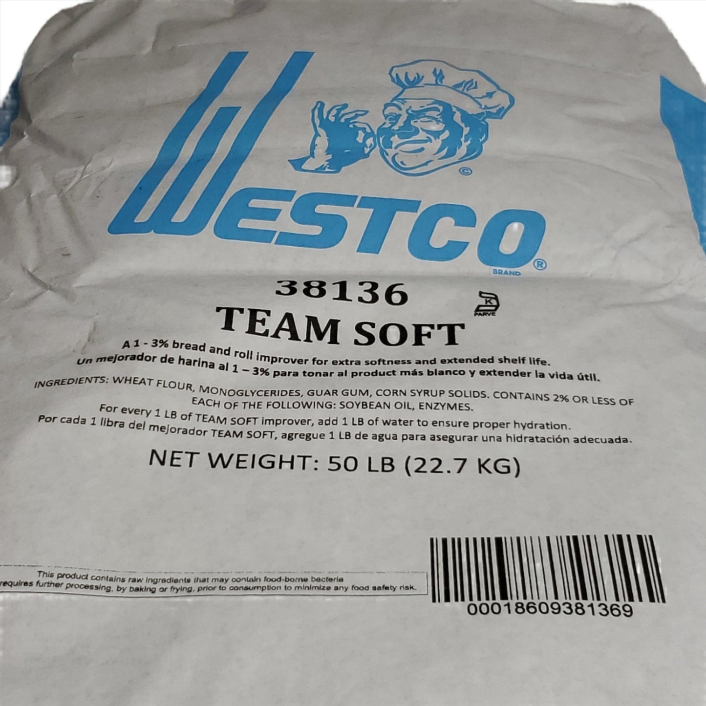 Westco Team Soft Bread Base Dough Conditioner BULK 50 lbs