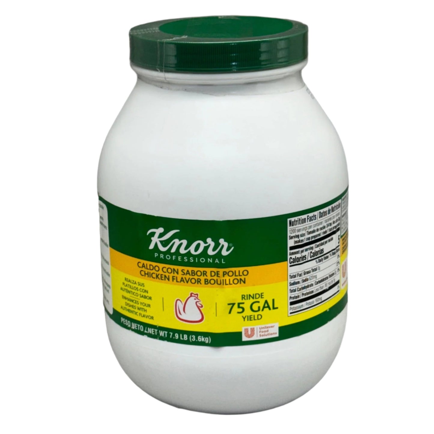 KNORR Professional Grade Chicken Flavor Bouillon 7.9Lbs BB 10/25