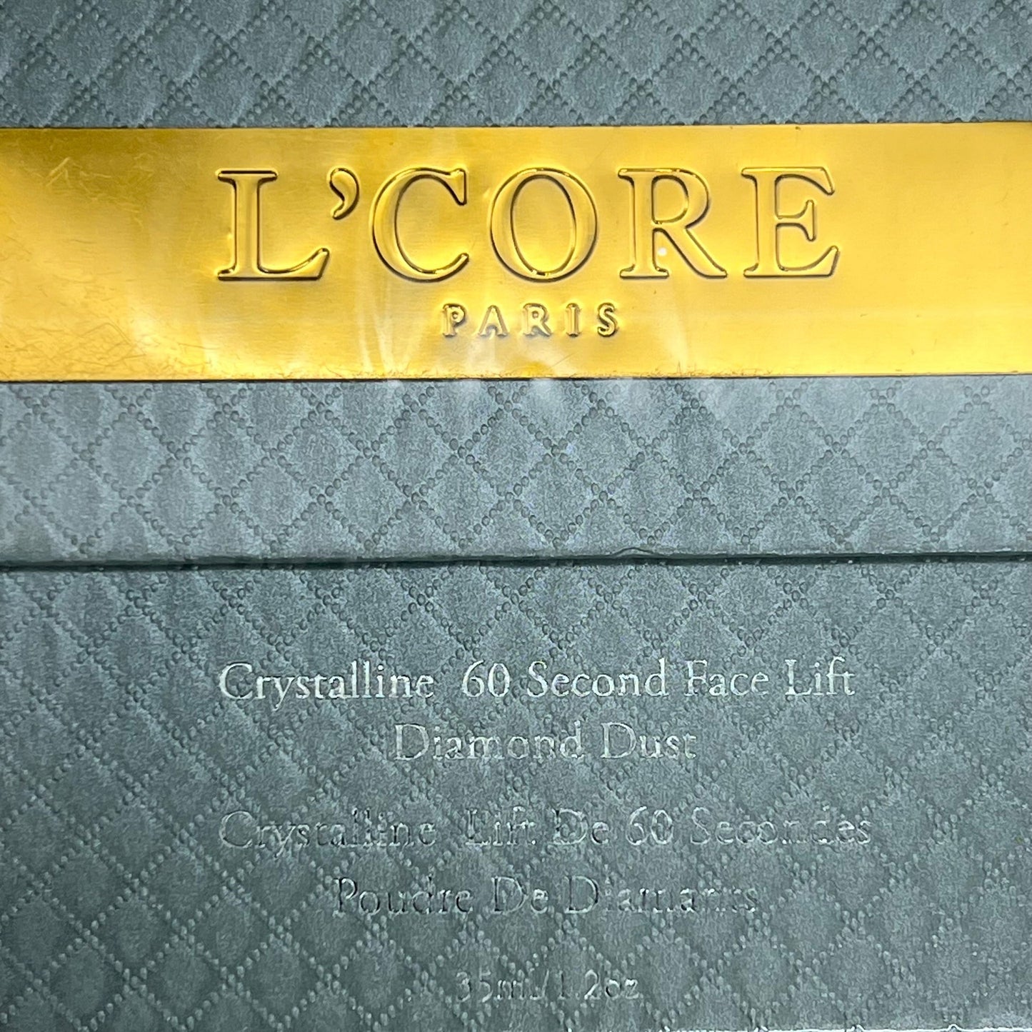 L'CORE Paris Diamond Dust - Crystalline 60-Second Face Lift Cream,  35ml/1.2 oz Shelf Stable Outdated - CLOSEOUT