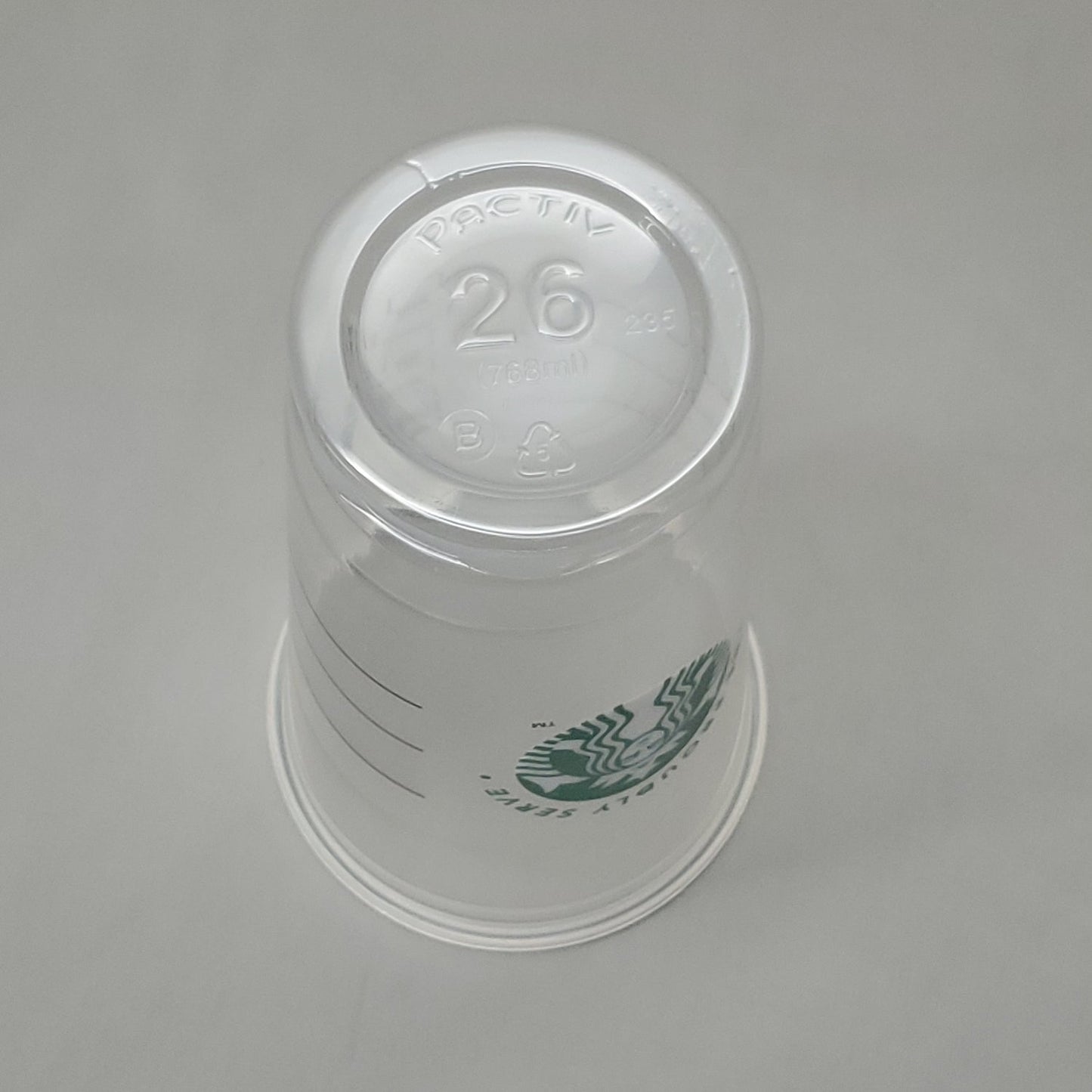 STARBUCKS 26 oz Venti COLD Cups Clear 600 ct Model: 11061677