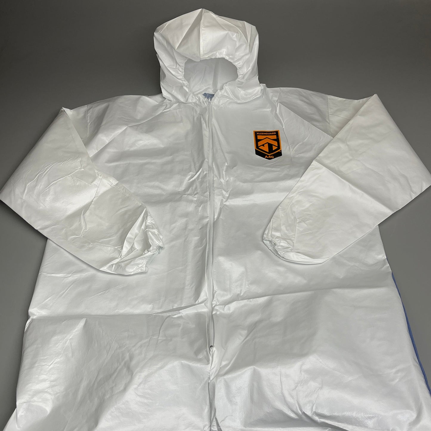 Kleenguard Protective Clothing Medium A40 Coveralls Breathable Back White / Blue #42119