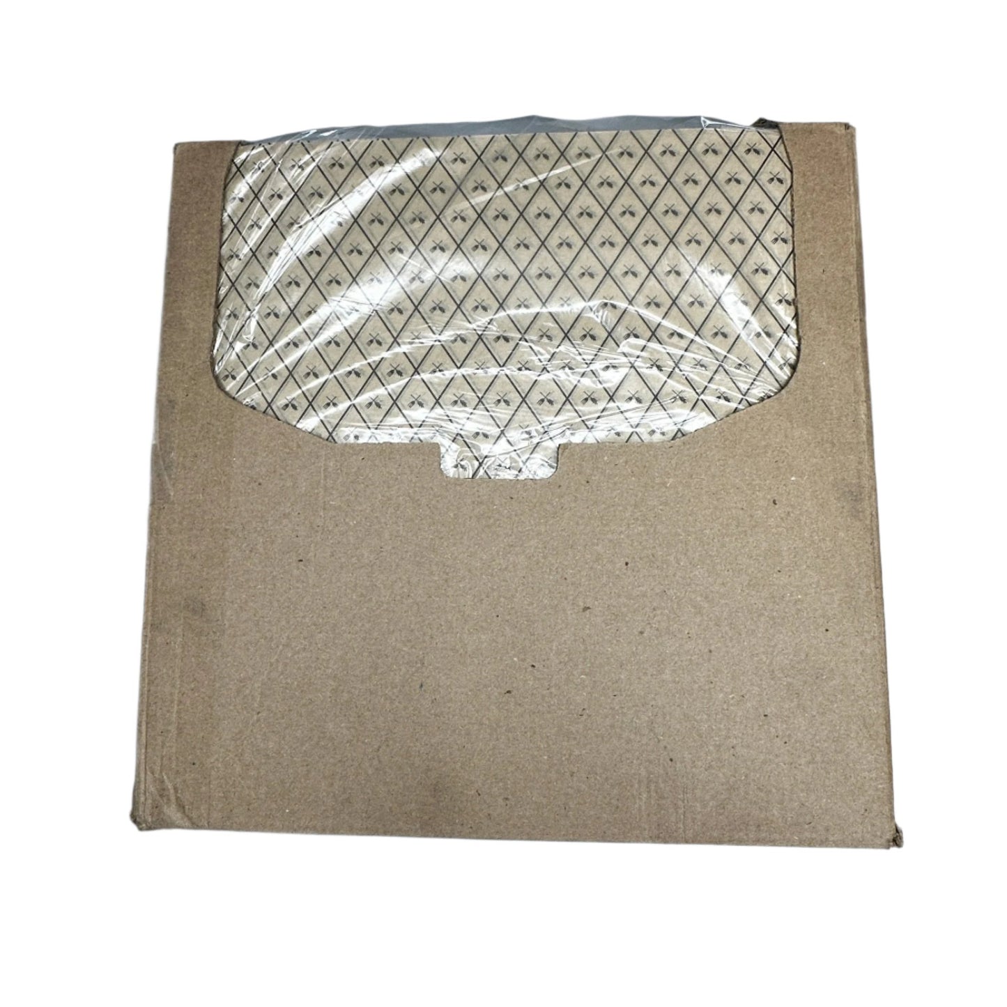 BLATT Food Basket Liners/Sheets, 12'' x 12'' Tan / Black, 1000x ct.