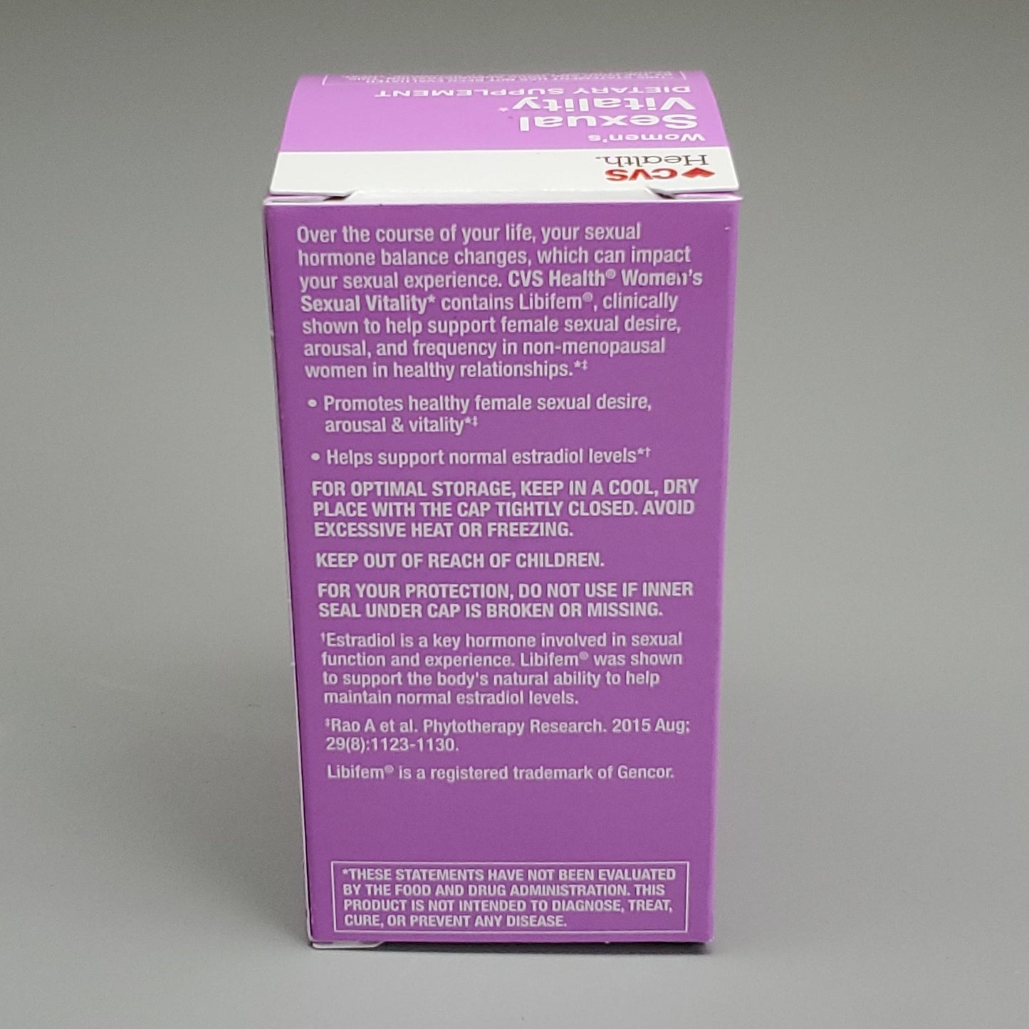 CVS HEALTH Women's Sexual Vitality Dietary Supplement 60 ct. #458714 5/24 Outdated - CLOSEOUT