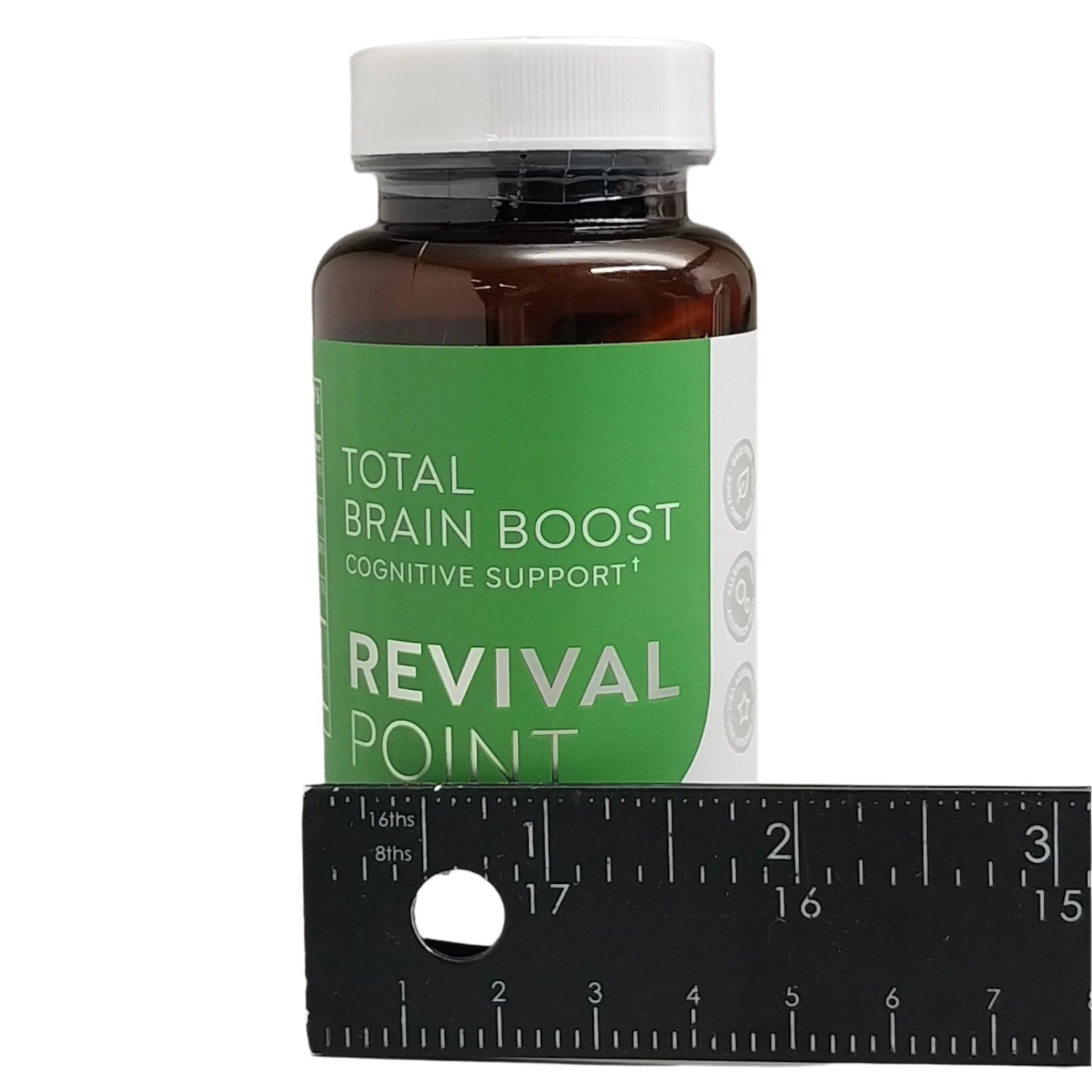 Total Brain Boost Cognitive Support Dietary Supplement by Revival Point 60 ct. 06/25