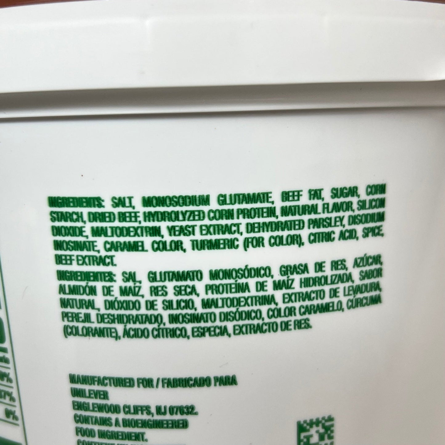 KNORR Beef Flavor Bouillon with Other Natural Flavor 4.4Lbs BB 07/25