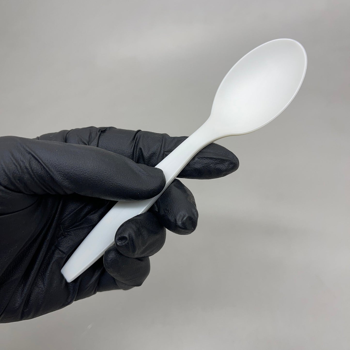 FROZEN SOLUTIONS Compostable Ice Cream Spoons 6.5" 1000x ct. CPLA - Closeout