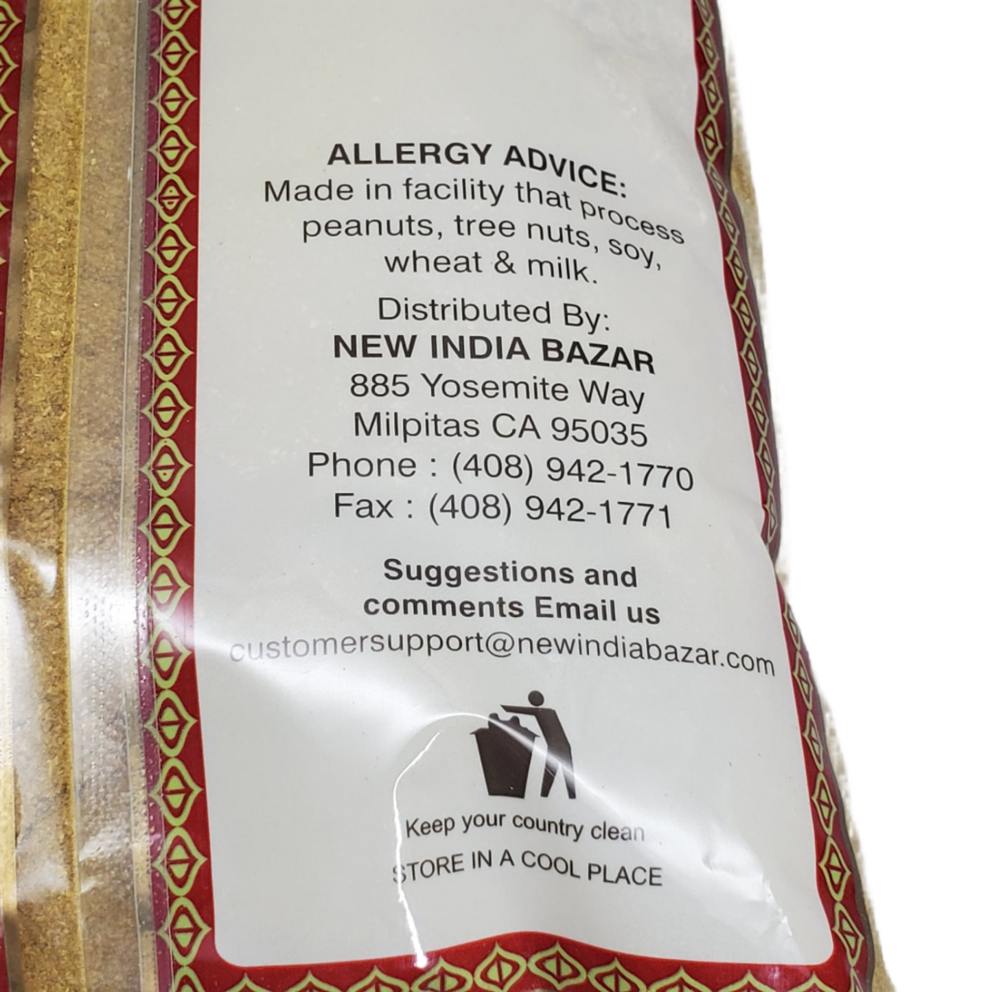 New India Bazaar VEER Coriander Cumin Powder 28 oz.