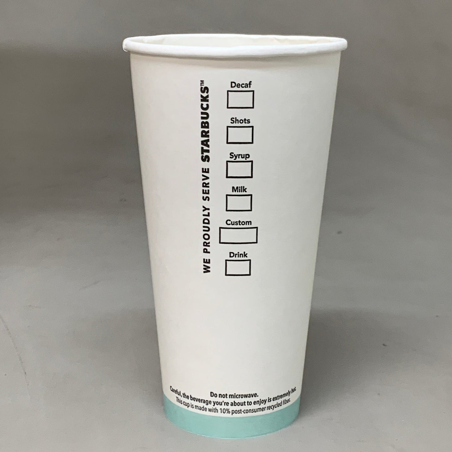STARBUCKS 20 oz Venti HOT Cups White 600 ct Model: 011098808