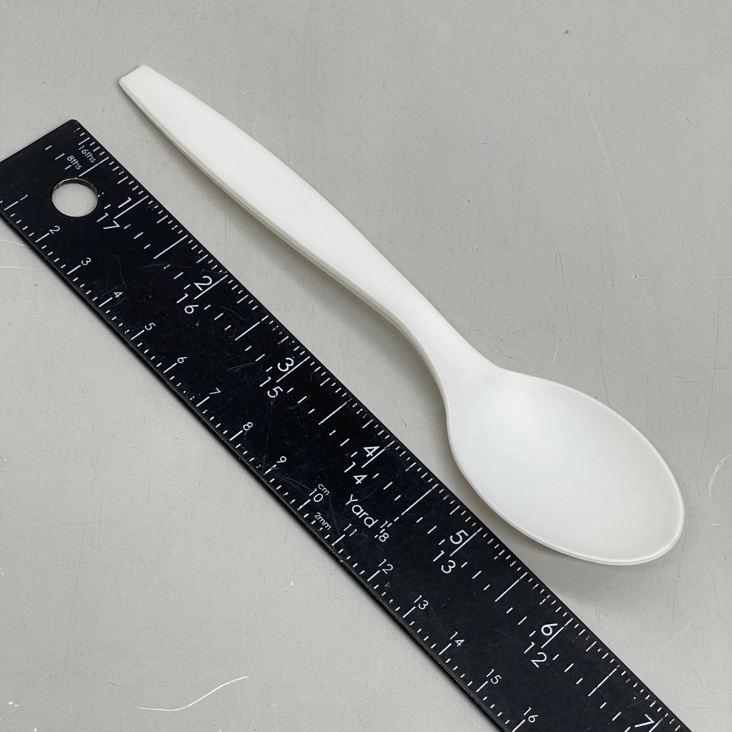 FROZEN SOLUTIONS Compostable Ice Cream Spoons 6.5" 1000x ct. CPLA - Closeout