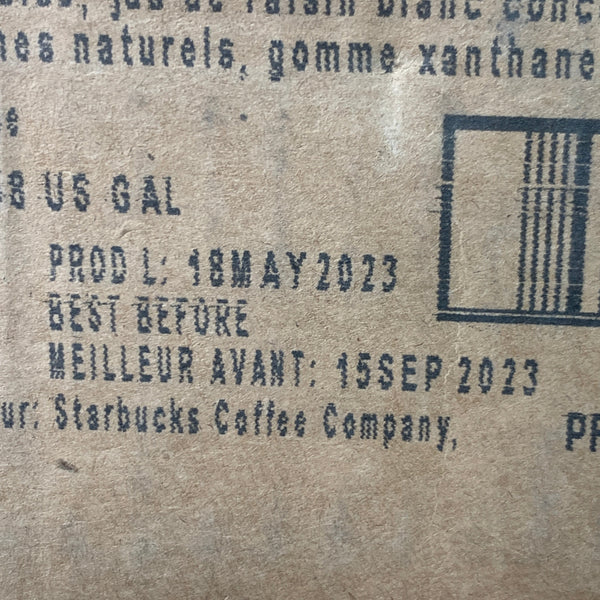 STARBUCKS Strawberry Puree Sauce (33.8 Fl oz / Bottle) Shelf Stable Best By: 10/24 (as-is)