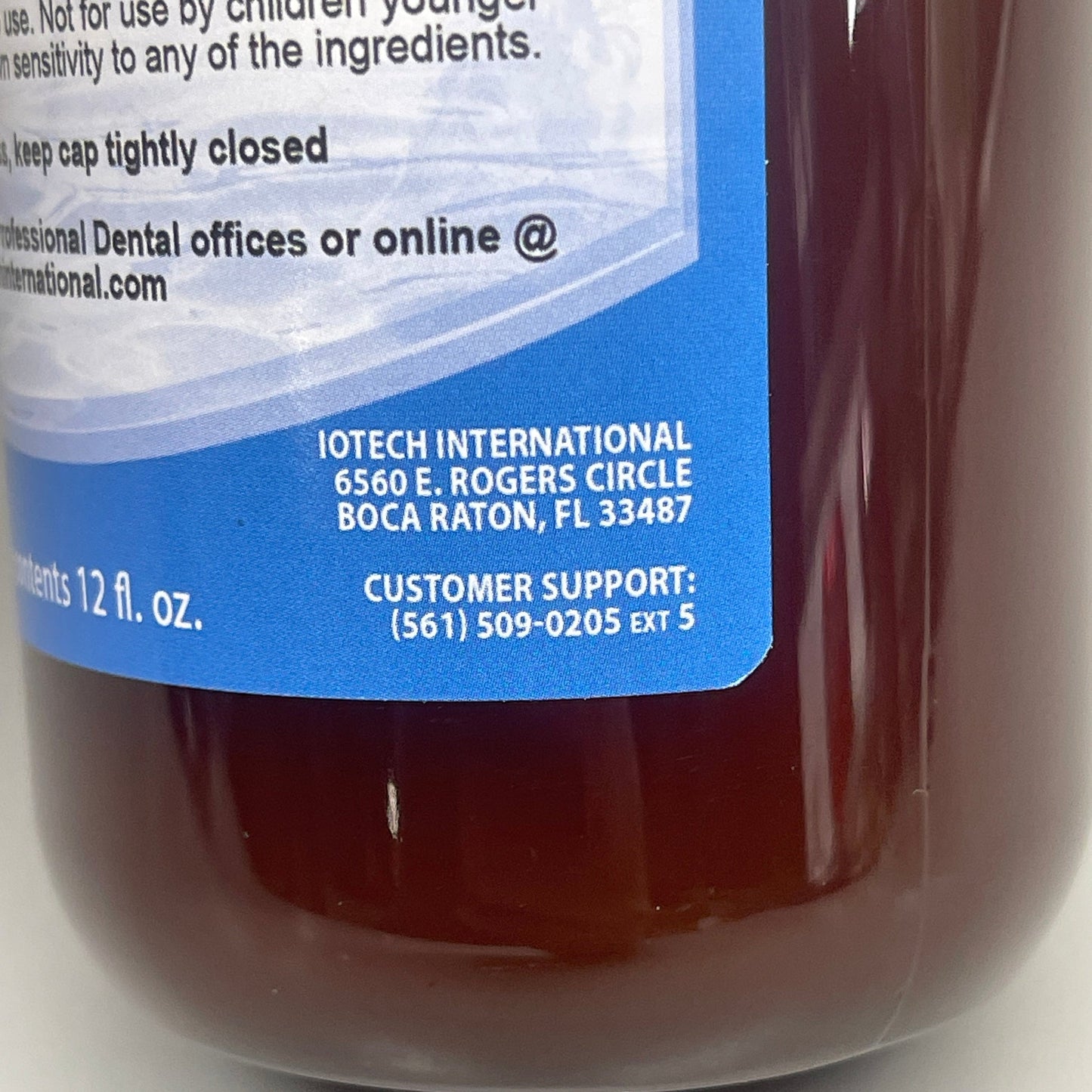 IOTECH IoRinse RTU Professional Dental Mouth Rinse Fresh Mint 12 fl oz Exp: 5/23 (AS-IS)