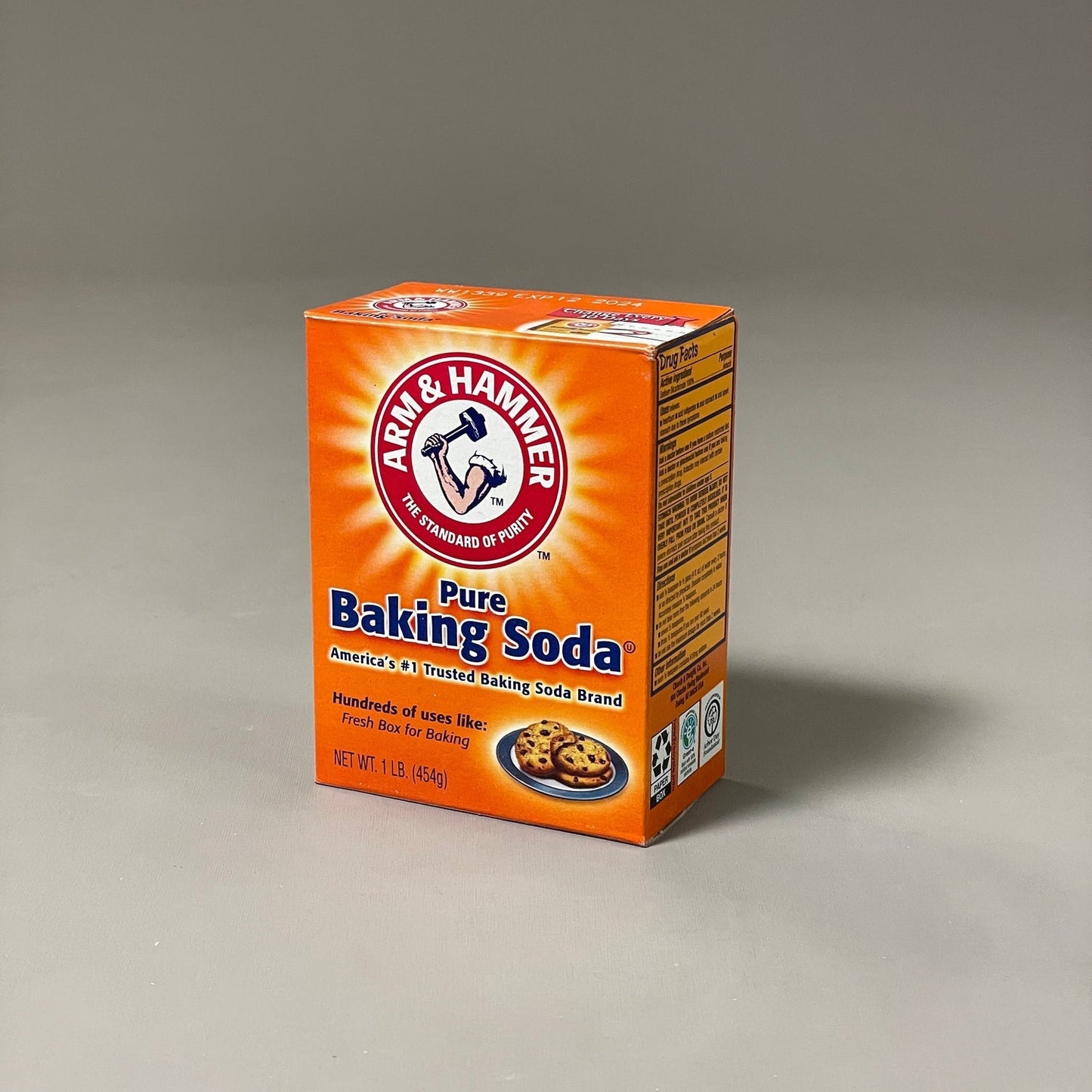 ARM & HAMMER Pure Baking Soda 1 lb Boxes BULK (24 ct) Exp: 12/24