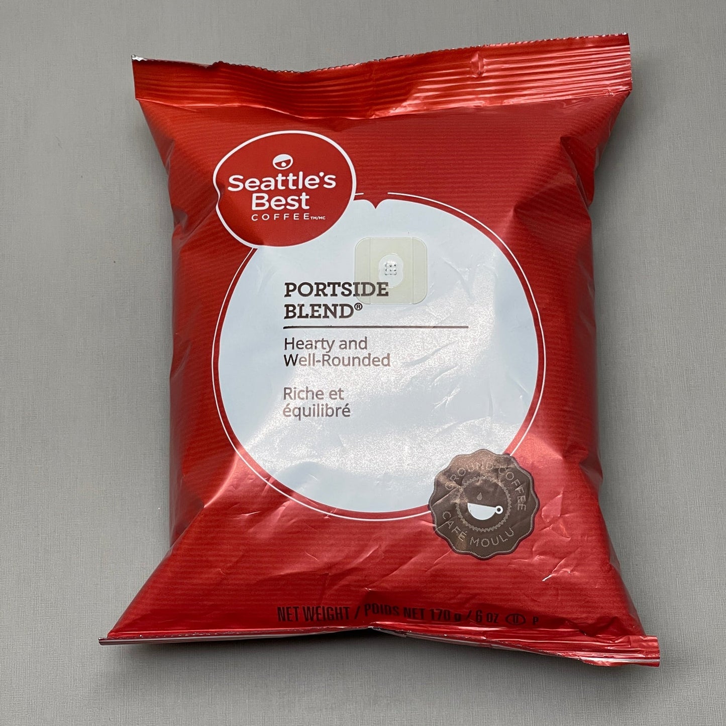 SEATTLE’S BEST COFFEE Portside Blend 6 oz pkgs 32x /case Best By: 5/23 (AS-IS) #11008562