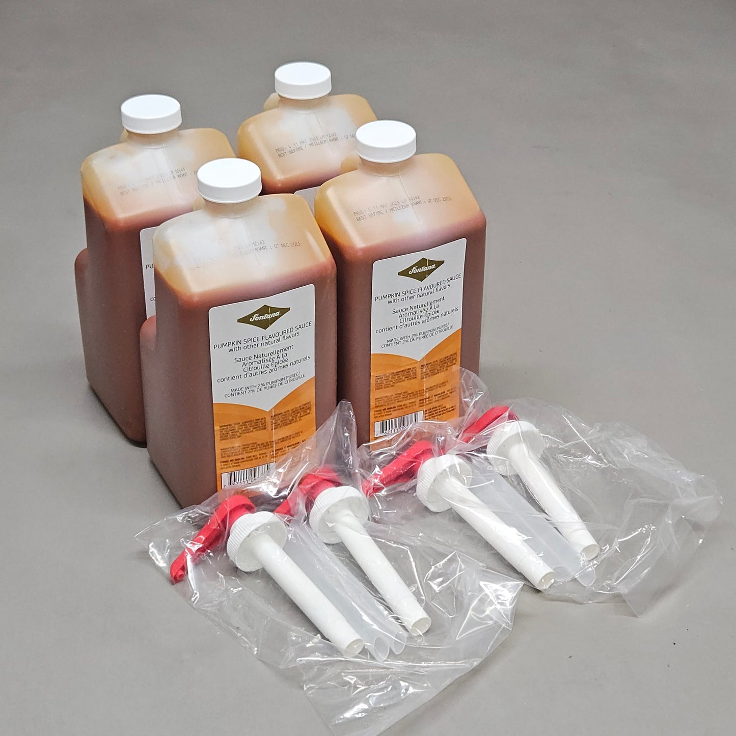 STARBUCKS Pumpkin Spice Flavored Sauce (1.86 L/bottle) Shelf Stable BB: 1/24 (as-is)