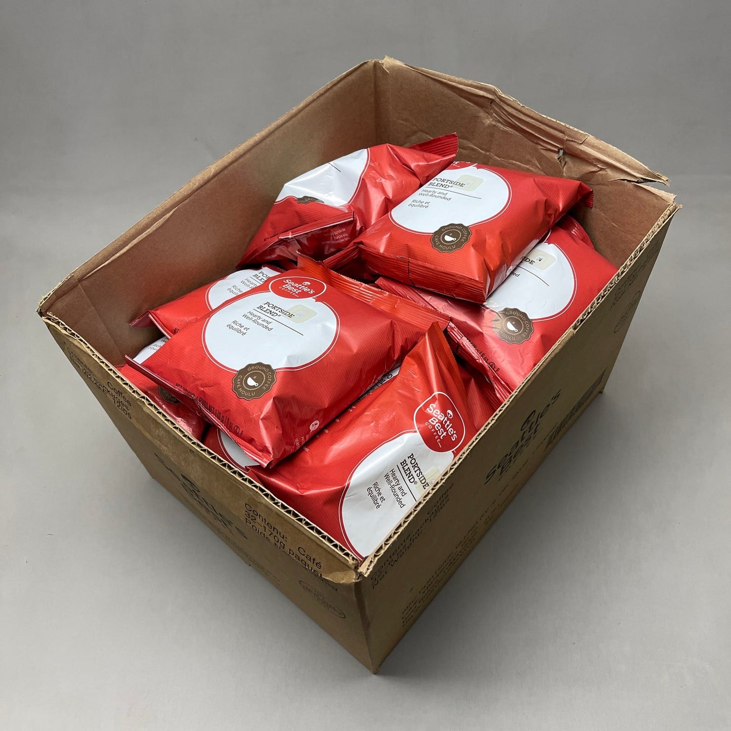 SEATTLE’S BEST COFFEE Portside Blend 6 oz pkgs 32x /case Best By: 5/23 (AS-IS) #11008562