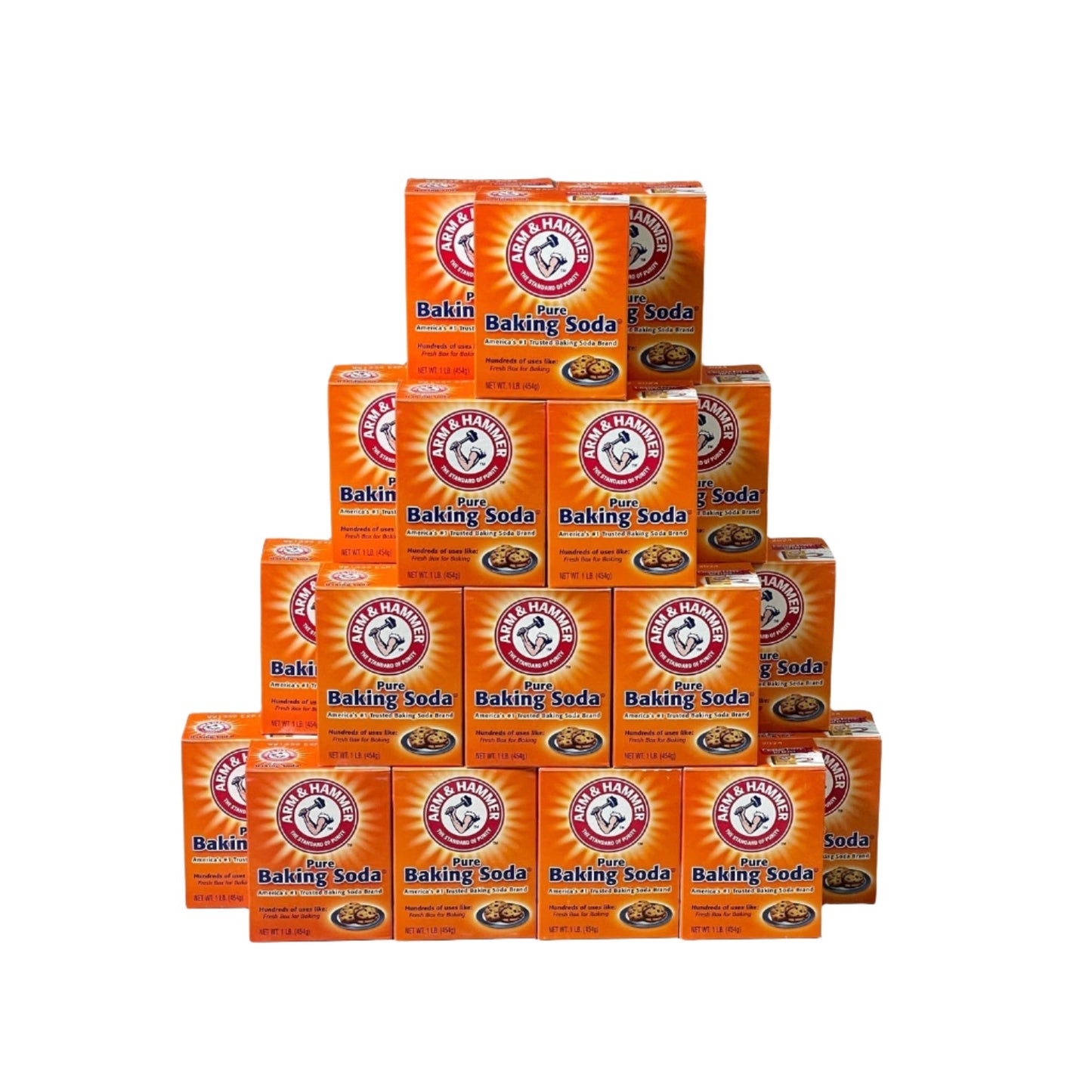 ARM & HAMMER Pure Baking Soda 1 lb Boxes BULK (24 ct) Exp: 12/24