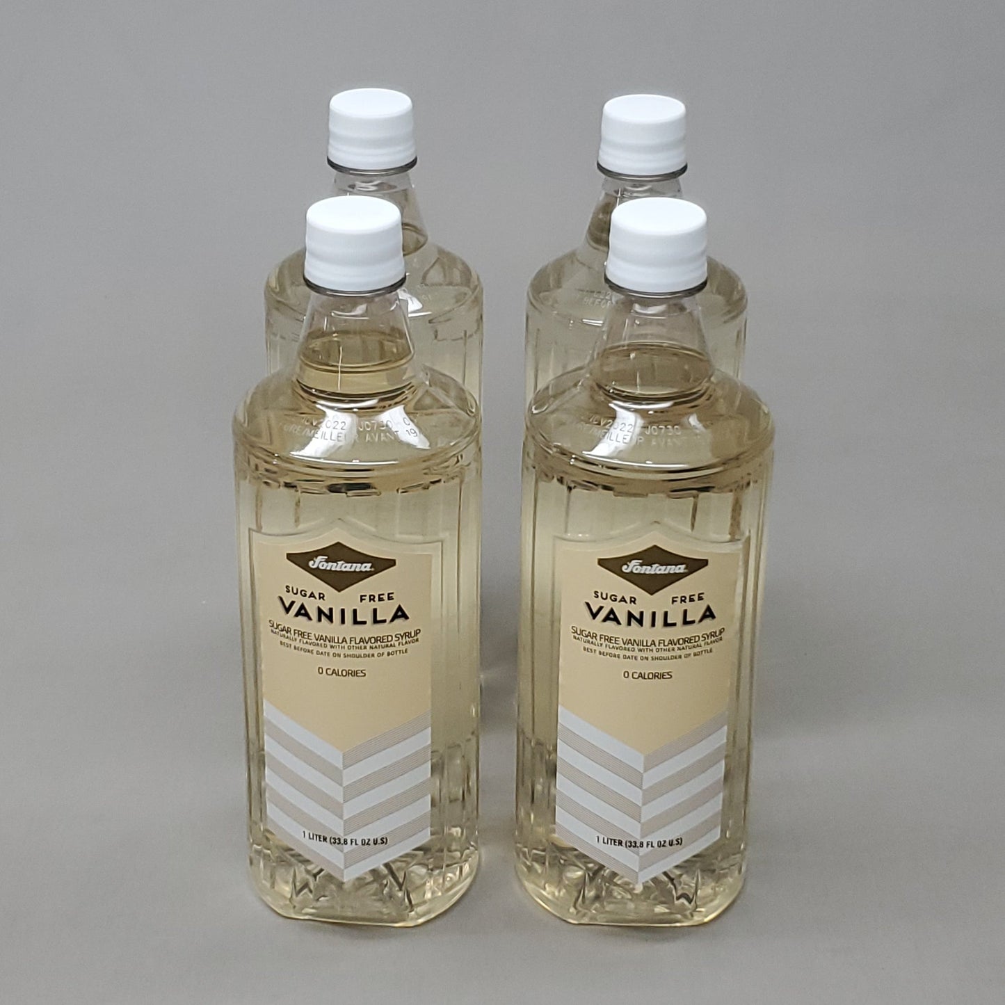 STARBUCKS Fontana Sugar-Free Vanilla Syrup 33.8 fl oz/ 1 L. Shelf Stable Best By: 7/23 (as-is)
