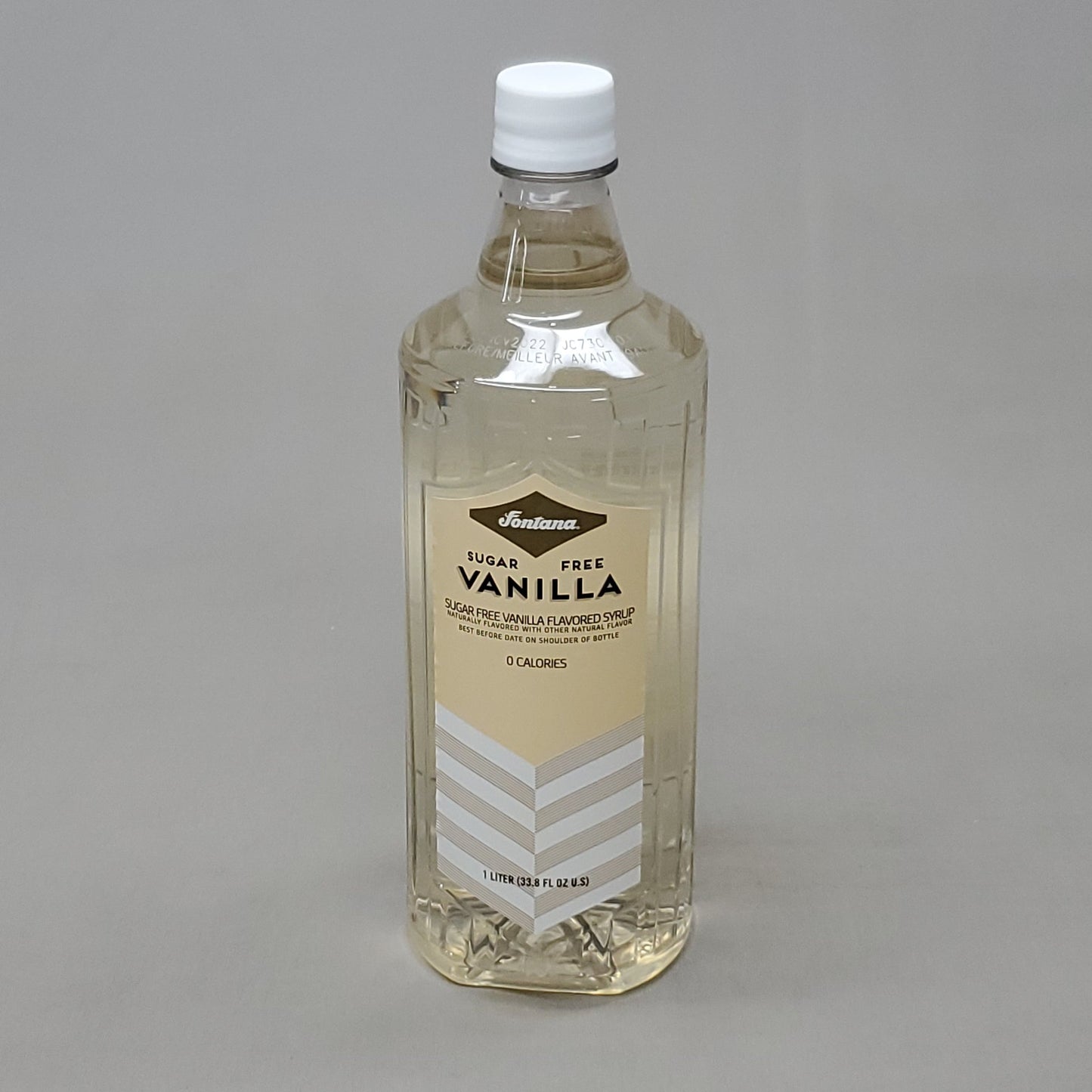 STARBUCKS Fontana Sugar-Free Vanilla Syrup 33.8 fl oz/ 1 L. Shelf Stable Best By: 7/23 (as-is)