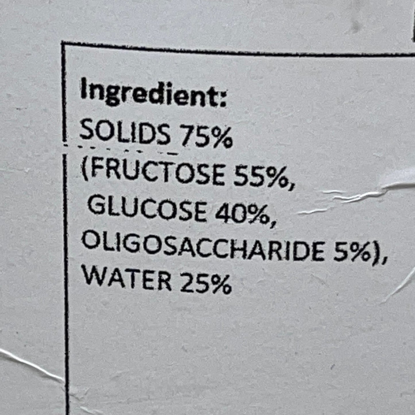 Oct Trading Liquid Fructose - 25kg Drum / 55 lbs. Shelf Stable (as-is)