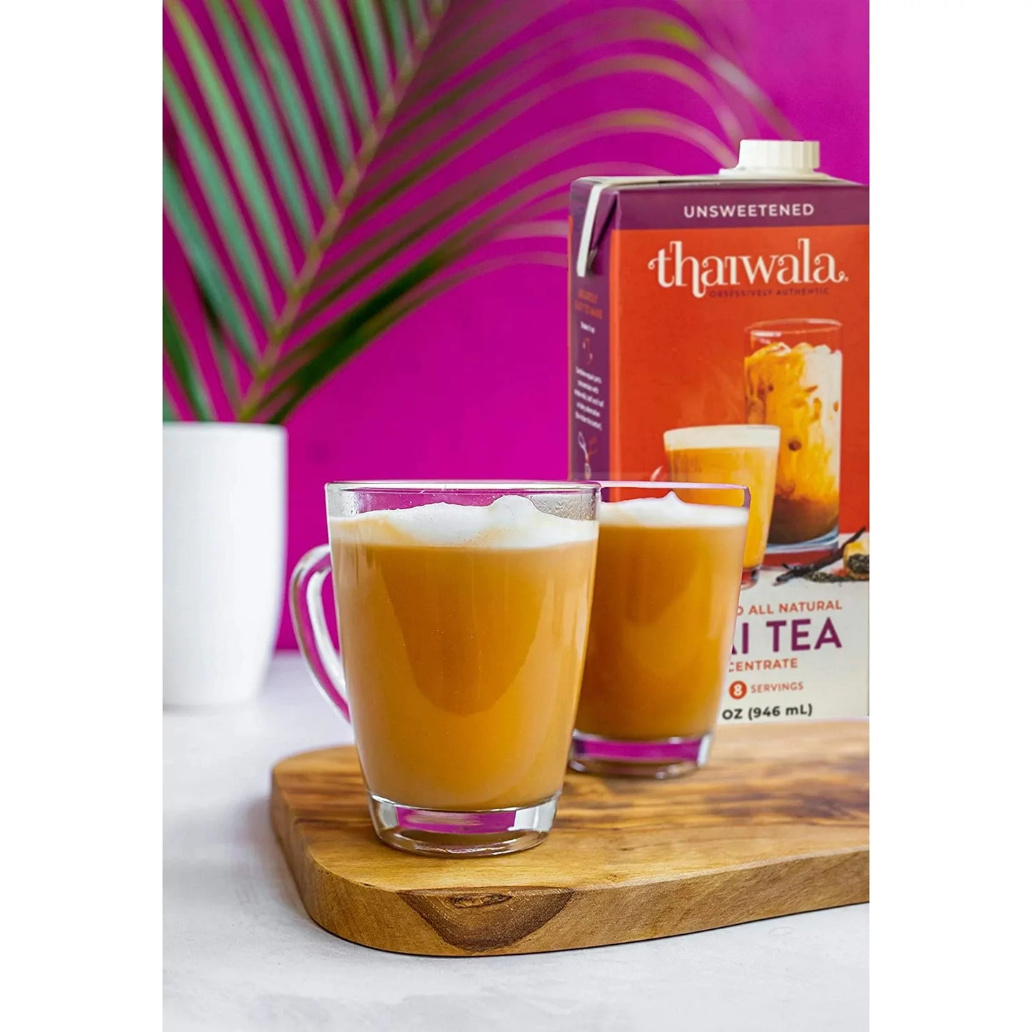 Thaiwala All Natural Thai Tea Black Tea Concentrate Unsweetened 32 FL OZ (1L)Shelf Stable (as-is) BB: 10/23