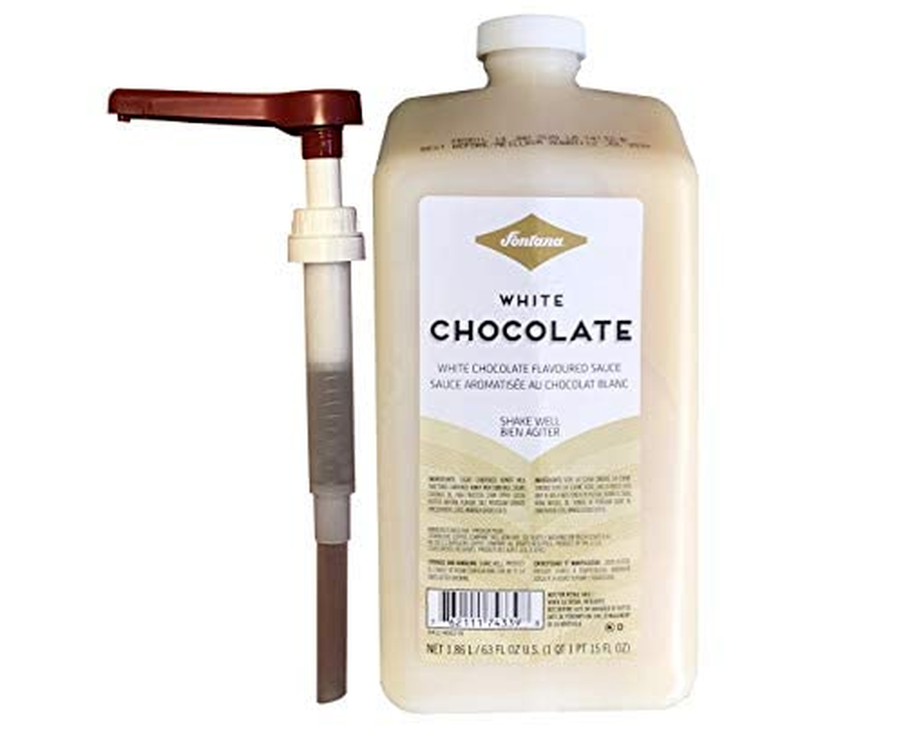 STARBUCKS Fontana White Chocolate Sauce - 63 fl.oz. Shelf Stable (as-is) Best By: 12/24