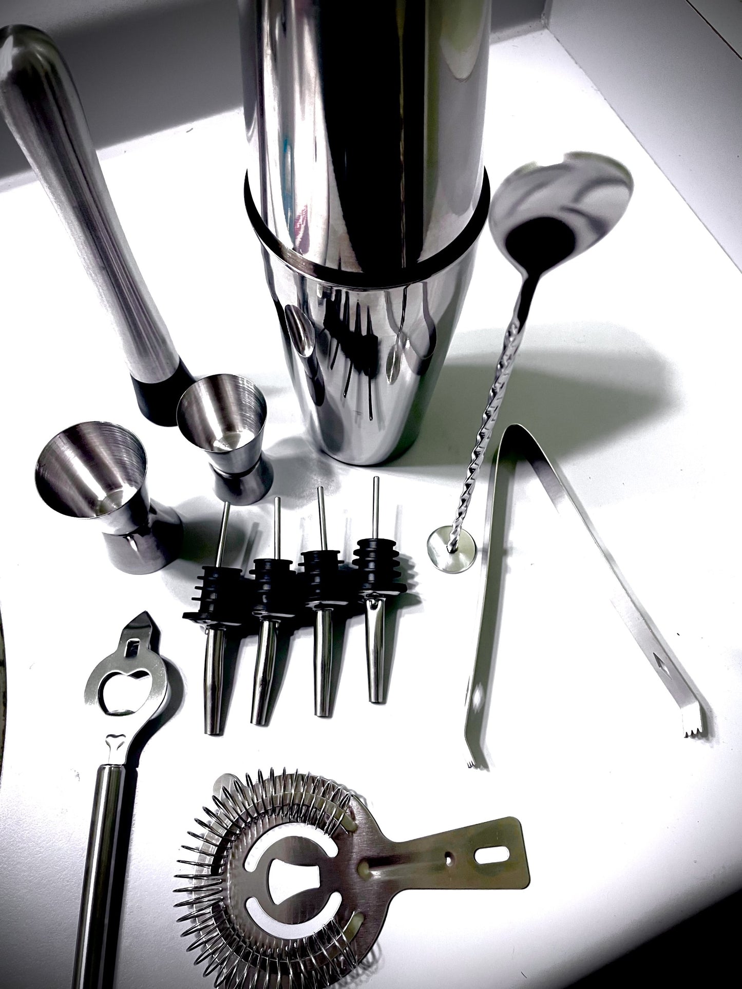 PURE VINTAGE Bartender Kit - 13 Piece Professional Bar Set