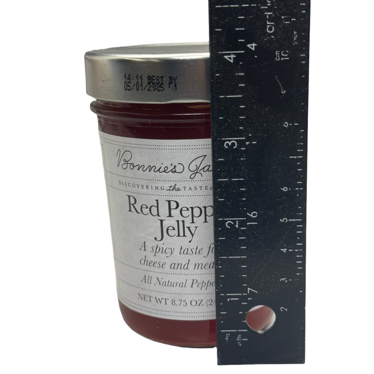 BONNIE'S JAMS Red Pepper Jelly 8.75 oz Best By: 5/25