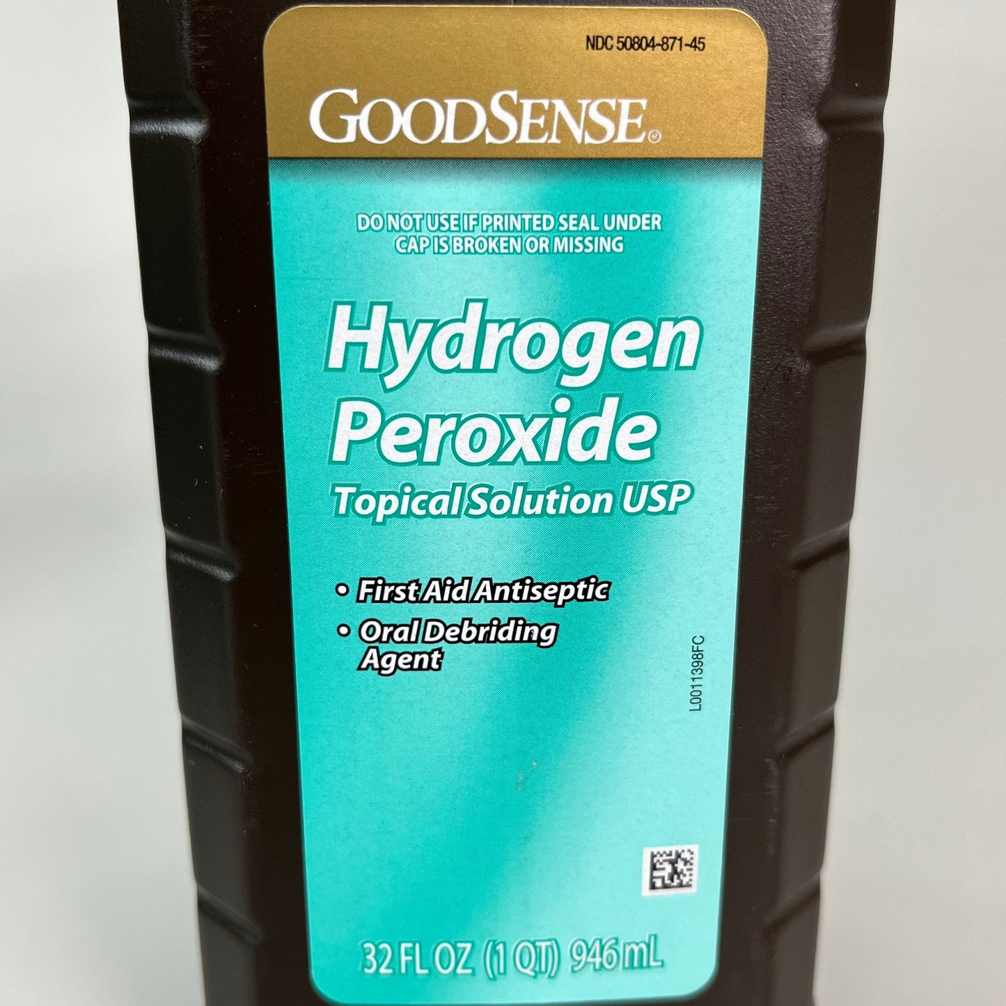 GOODSENSE Hydrogen Peroxide Topical Solution USP 32 fl oz Shelf Stable Best By: 12/24