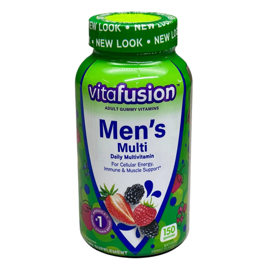 VITAFUSION Men's Daily Gummy Multi-Vitamin 150 Ct. Bottle - CLOSEOUT for $5