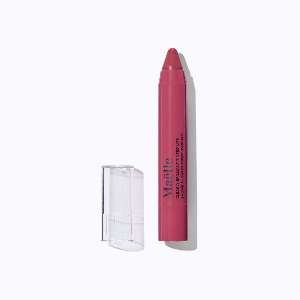 Maelle CLEARLY BRILLIANT TINTED LIPS - Mini BERRY - Moisturizing Lip Tint - Hydrating, Long-lasting, Lightweight - Shine Gloss Lip Tint Mini