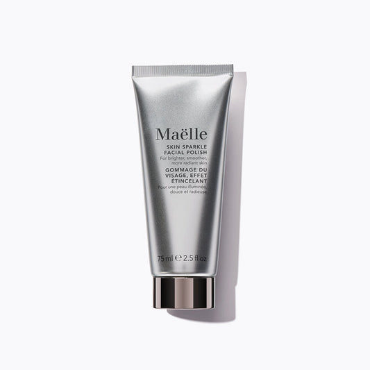 Maelle SKIN SPARKLE FACIAL POLISH - Exfoliator / Natural Cleanser, All Skin Types - Sensitive Skin - Dry Skin - Oil Control Skincare Aloe