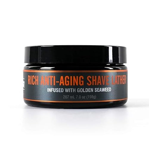 Shave Lather - Rich Anti-Aging, infused with Golden Seaweed by Shaveology 7.0 oz (198g)