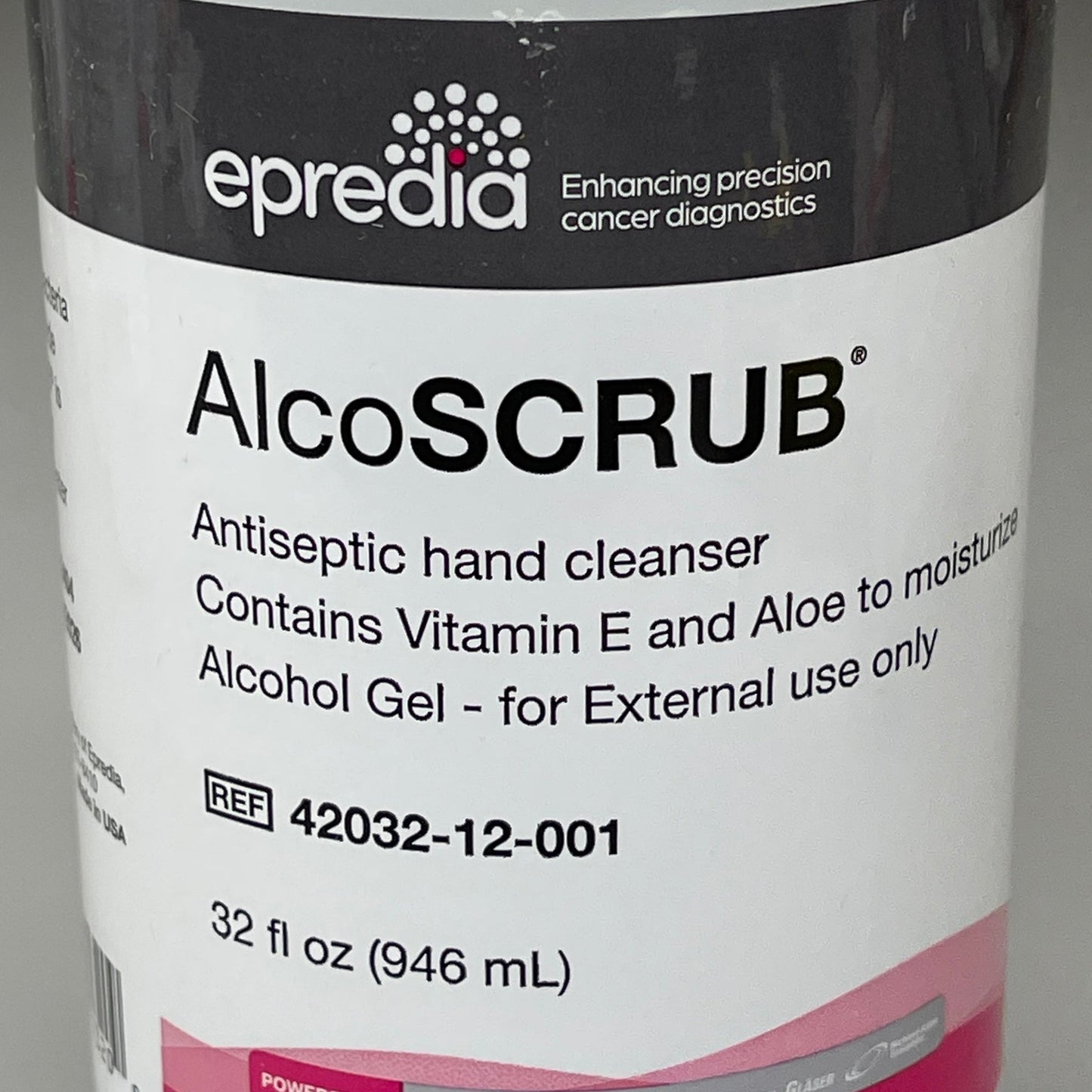 ALCOSCRUB  Antiseptic Hand Alcohol Gel 32 oz Best By: 04/26 #42032-12-001