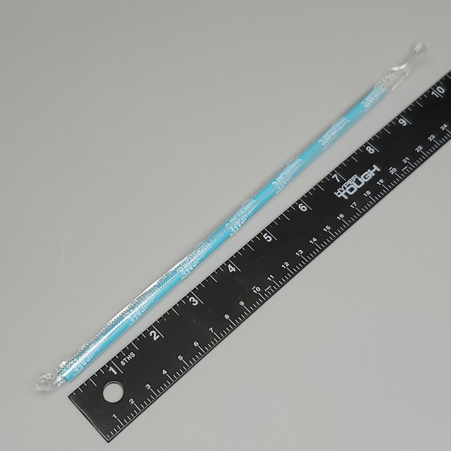 Plastic Wrapped Straws 9" Light Blue, 6000 ct.