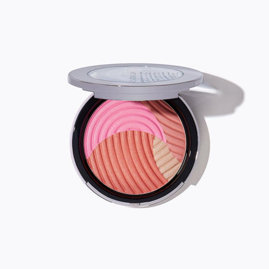 Maelle CHEEKY BLUSH - four (4x) ultra-soft and pigmented blush shades for an instant pop of color and natural flush in a fresh peachy-pink hue  Blush Powder Makeup Cosmetic