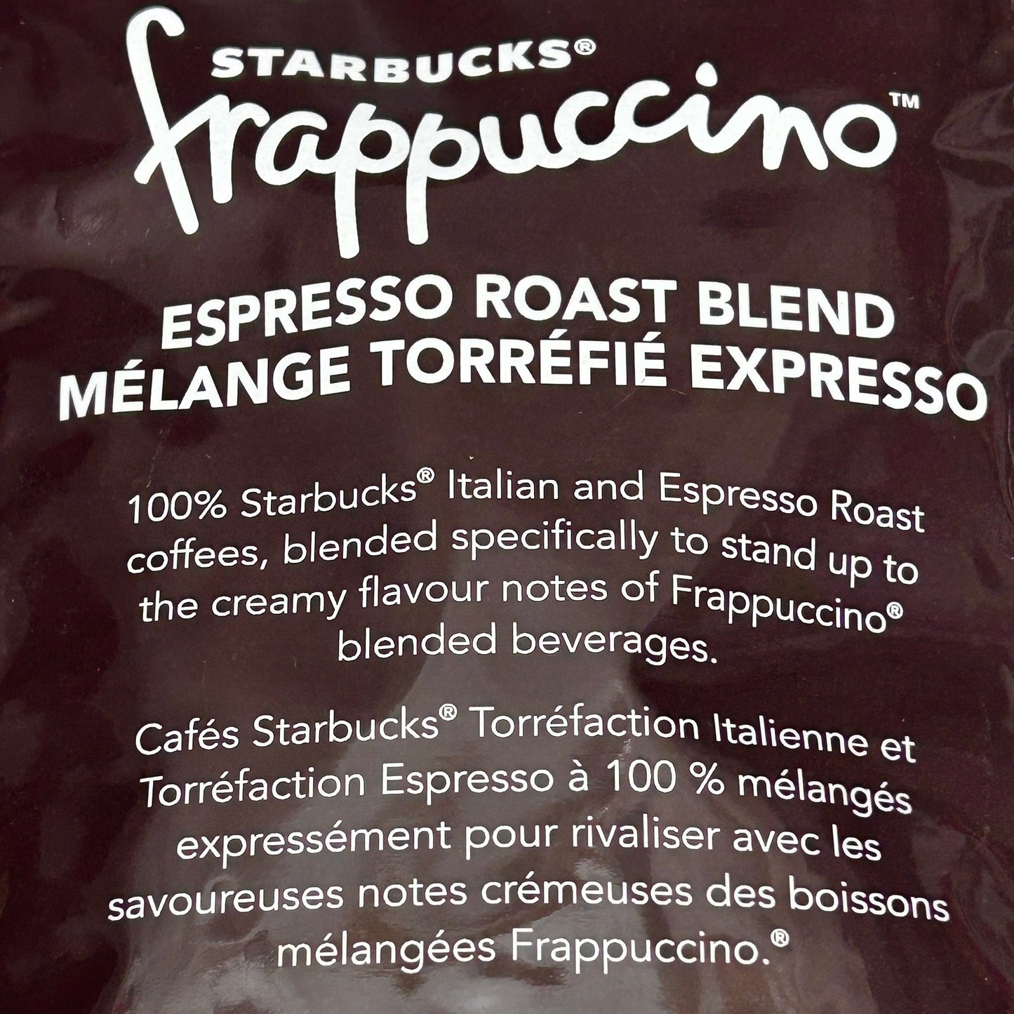 STARBUCKS Frappuccino Espresso Roast Blend Concentrate 2 oz EZ-Pack Best By: 10/24