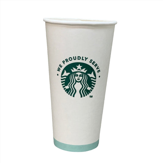 STARBUCKS 20 oz Venti HOT Cups White 600 ct Model: 011098808