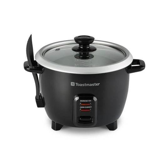 TOASTMASTER Electric Rice Cooker 10 Cups, Black TM-101RCCN