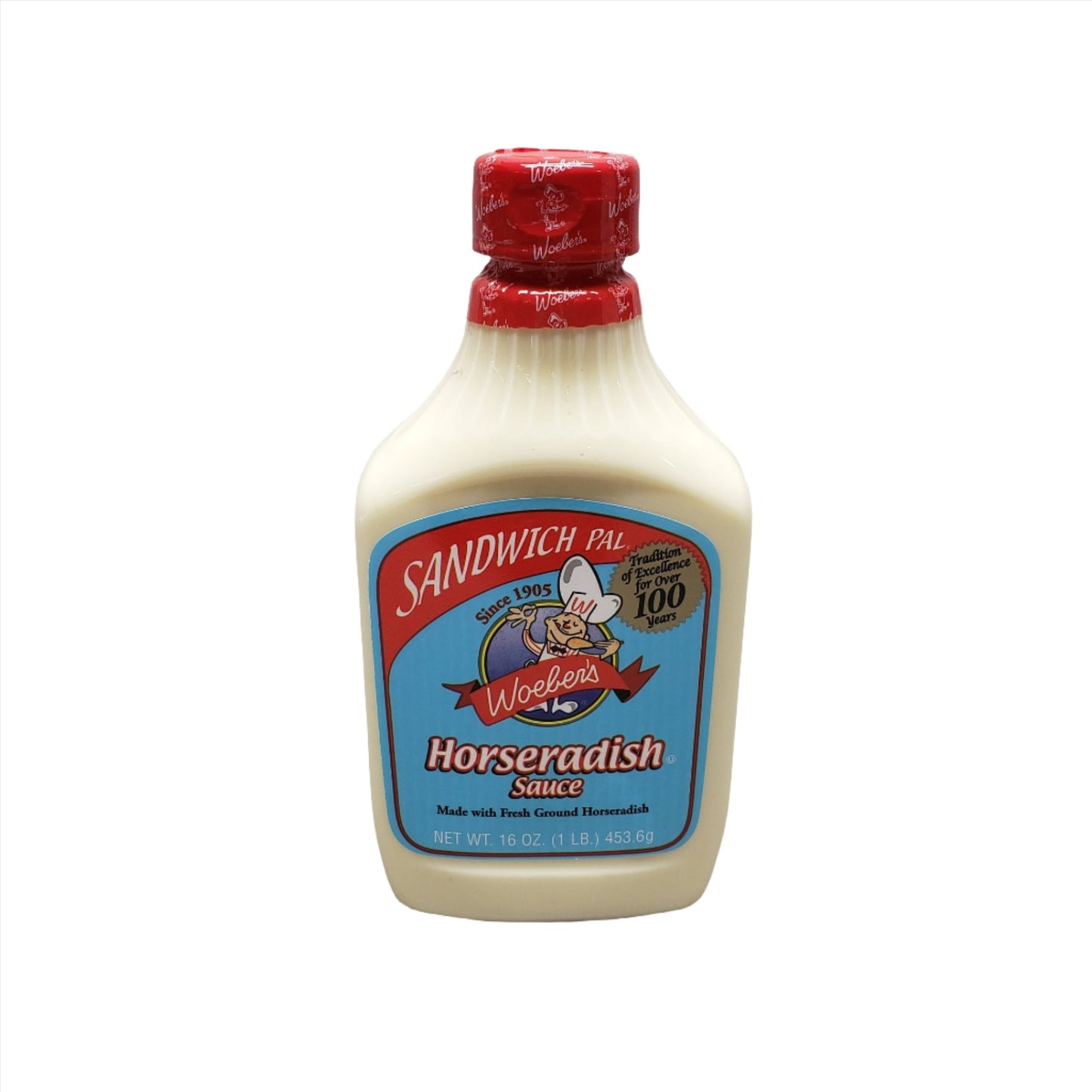 Woeber's Horseradish Sauce, Sandwich Pal 16 oz 6x/ Case  Best By: 10/23