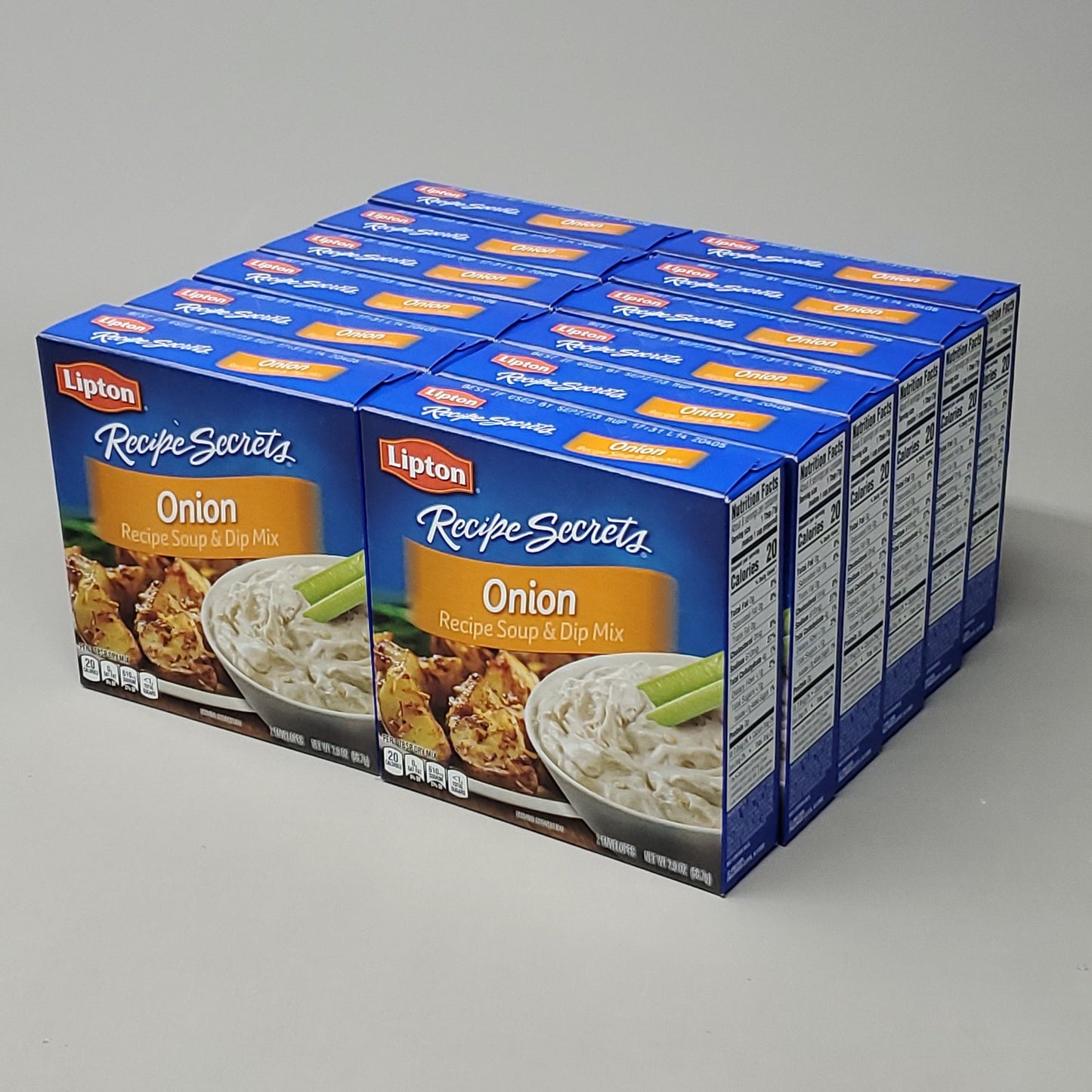 LIPTON Onion Recipe Soup & Dip Mix 2.0 Oz / Box of 2 Envelopes Shelf Stable BB: 9/23 (as-is)