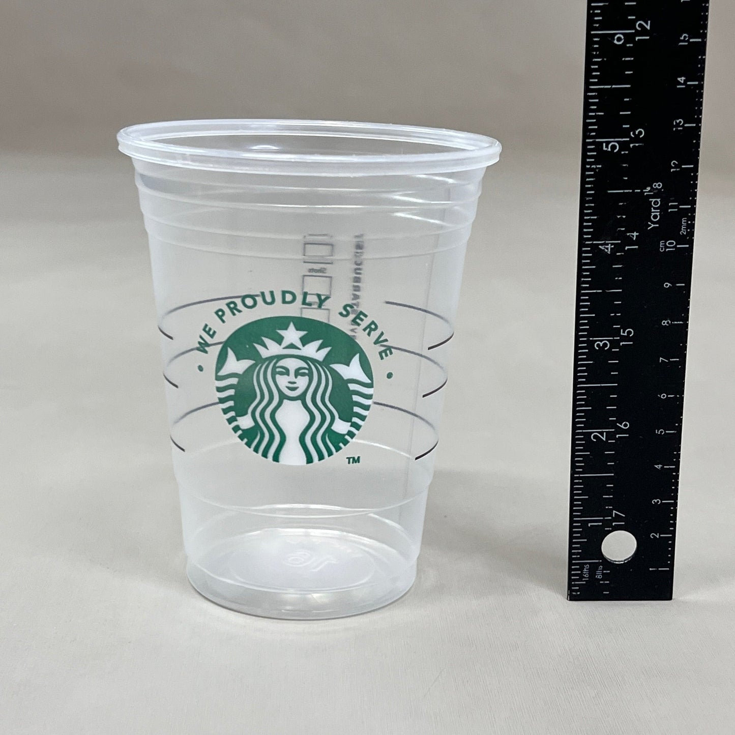 STARBUCKS 16 oz Grande COLD Cups Clear 1000 ct Model: 001237520