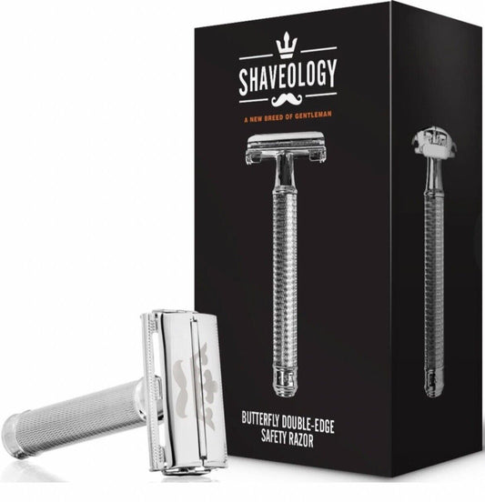The Griffin Razor BUTTERFLY Double-Edged Safety Razor by Shaveology