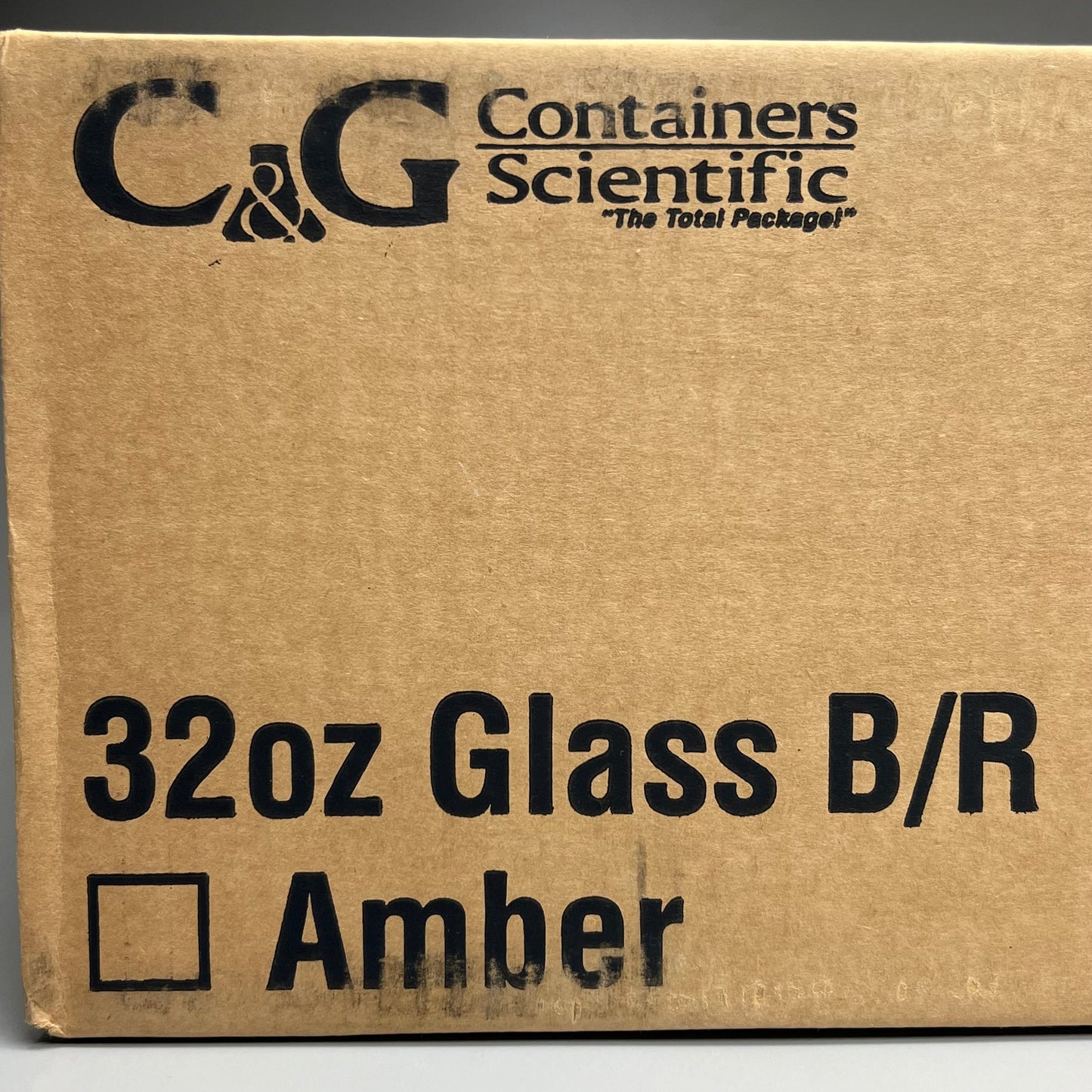 VWR TraceClean 1000mL 32 oz. Glass Boston Round Bottles 20 ct. Amber #89093-910